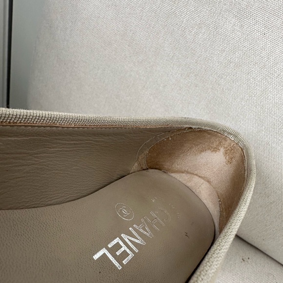 Authentic Chanel Flats black and nude Patent Leather size 36 - Picture 10 of 10